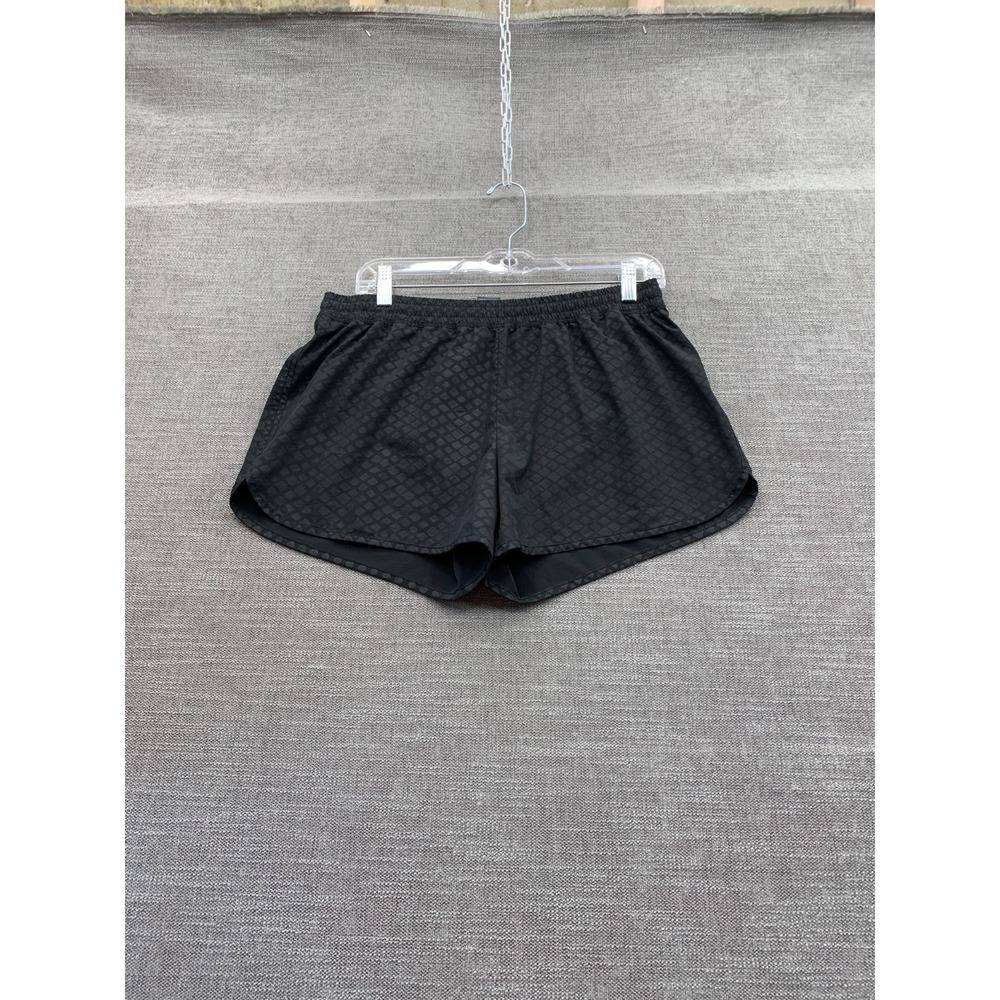 C9 & Champion Athletic Shorts Womens Medium Black Stretch Diamond Print Running
